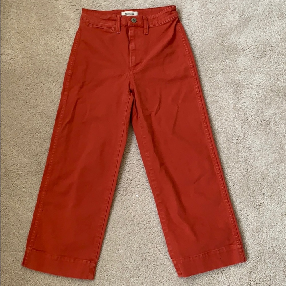 Madewell Slim Emmett Wide Leg Crop